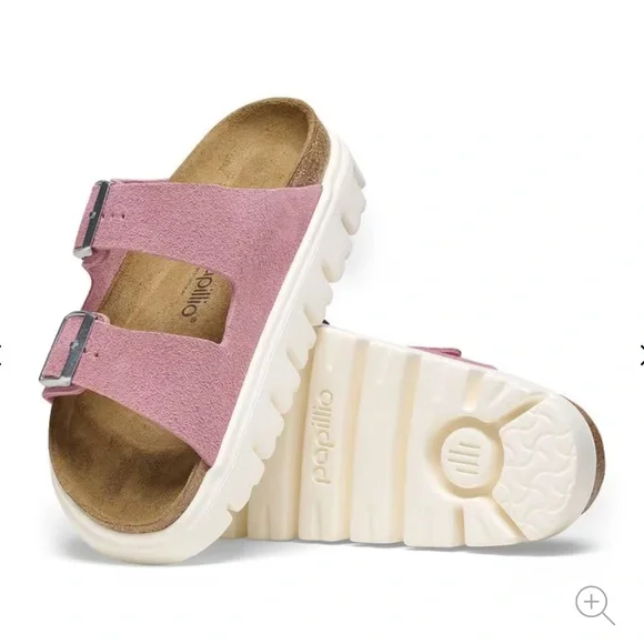 Birkenstock Papillio Arizona Chunky in Candy Pink - Picture 3 of 11